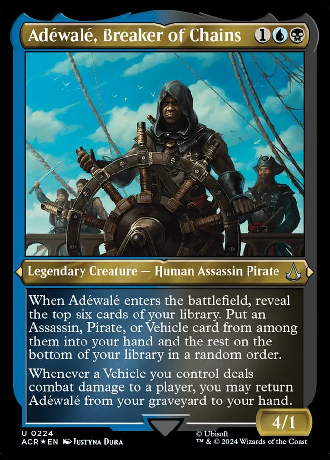 2024 Assassin's Creed Adéwalé, Breaker of Chains #224 uncommon card image