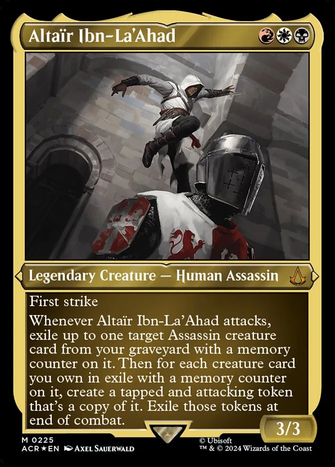 2024 Assassin's Creed Altaïr Ibn-La'Ahad #225 mythic card image