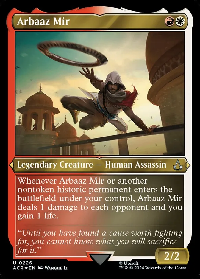 2024 Assassin's Creed Arbaaz Mir #226 uncommon card image