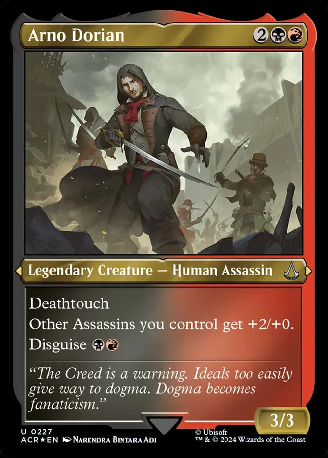 2024 Assassin's Creed Arno Dorian #227 uncommon card image