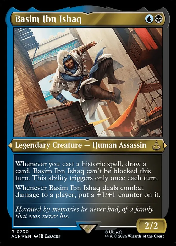 2024 Assassin's Creed Basim Ibn Ishaq #230 rare card image
