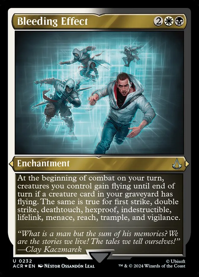 2024 Assassin's Creed Bleeding Effect uncommon #232 uncommon card image