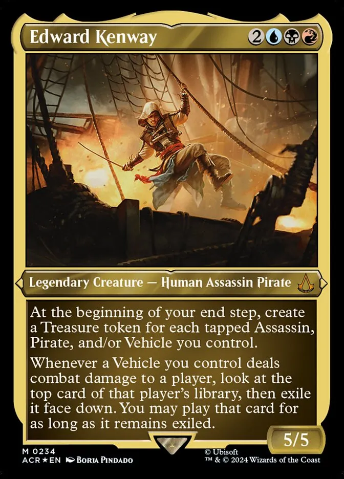 2024 Assassin's Creed Edward Kenway #234 mythic card image
