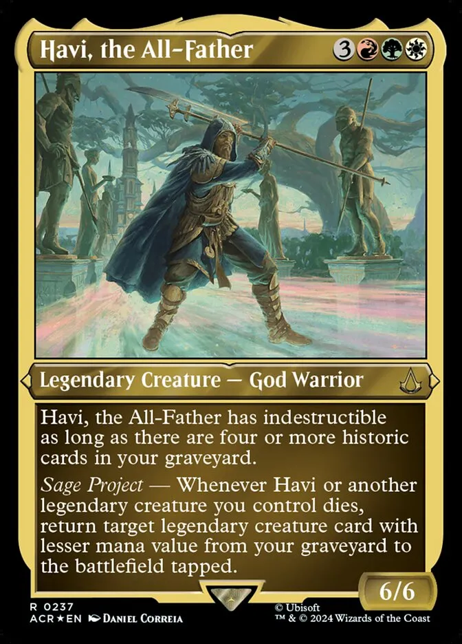 2024 Assassin's Creed Havi, the All-Father #237 rare card image