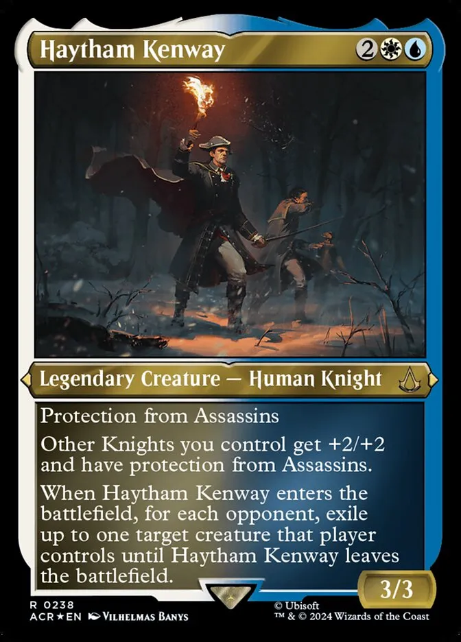 2024 Assassin's Creed Haytham Kenway #238 rare card image