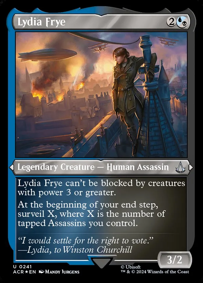 2024 Assassin's Creed Lydia Frye #241 uncommon card image