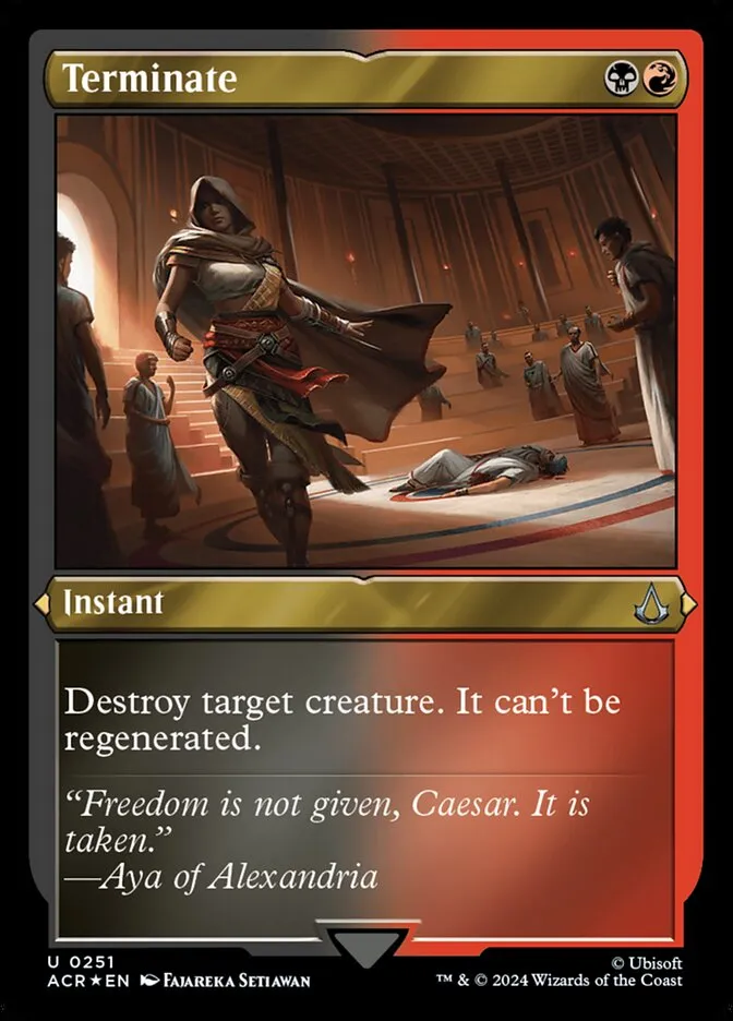 2024 Assassin's Creed Terminate #251 uncommon card image