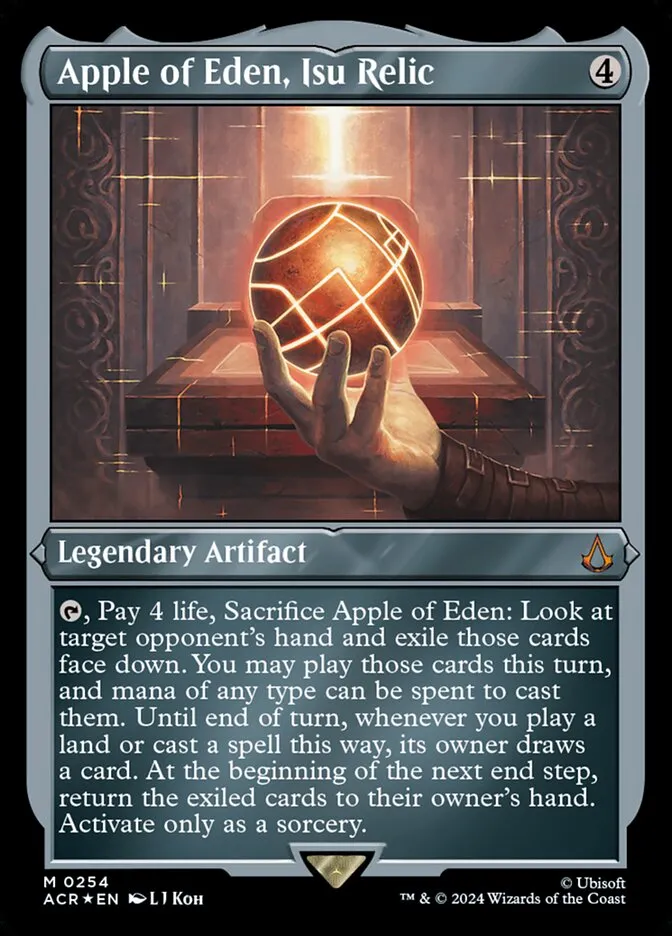 2024 Assassin's Creed Apple of Eden, Isu Relic #254 mythic card image