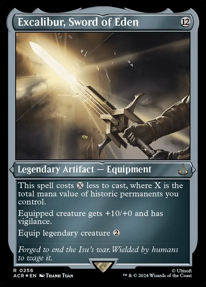 2024 Assassin's Creed Excalibur, Sword of Eden #256 rare card image