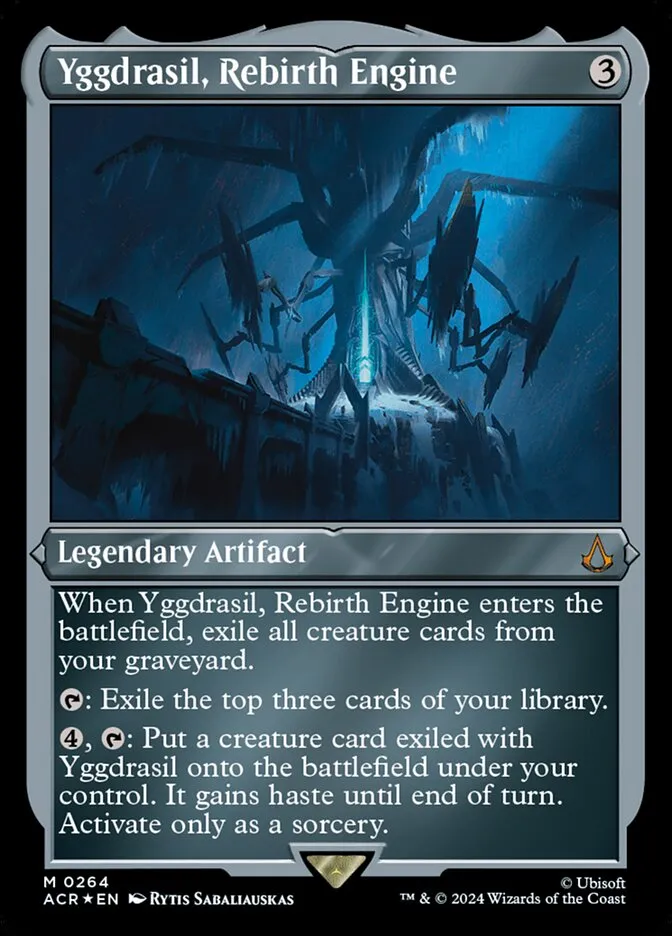 2024 Assassin's Creed Yggdrasil, Rebirth Engine #264 mythic card image