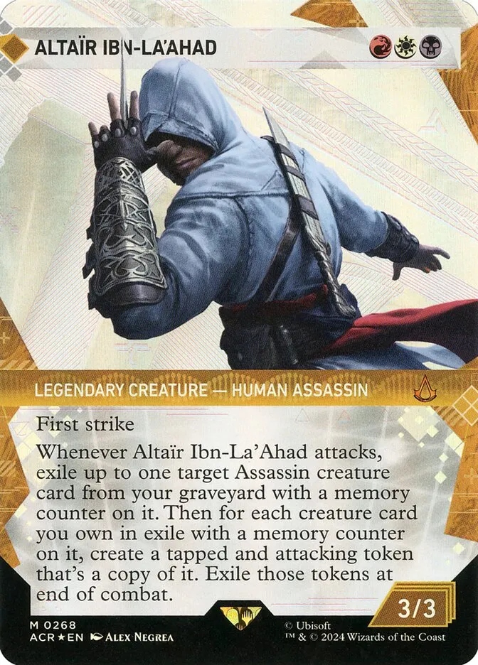 2024 Assassin's Creed Altaïr Ibn-La'Ahad #268 mythic card image