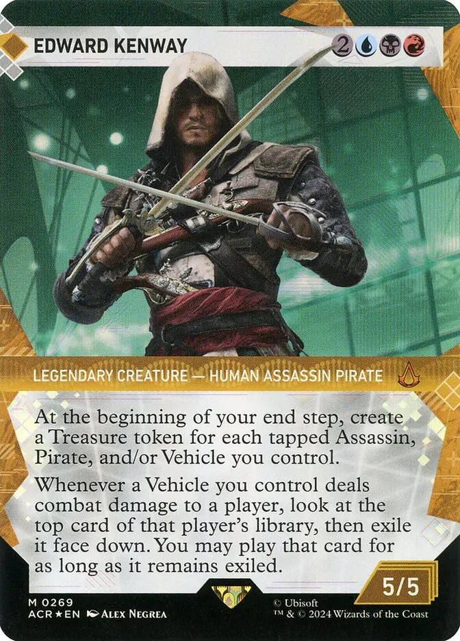 2024 Assassin's Creed Edward Kenway #269 mythic card image