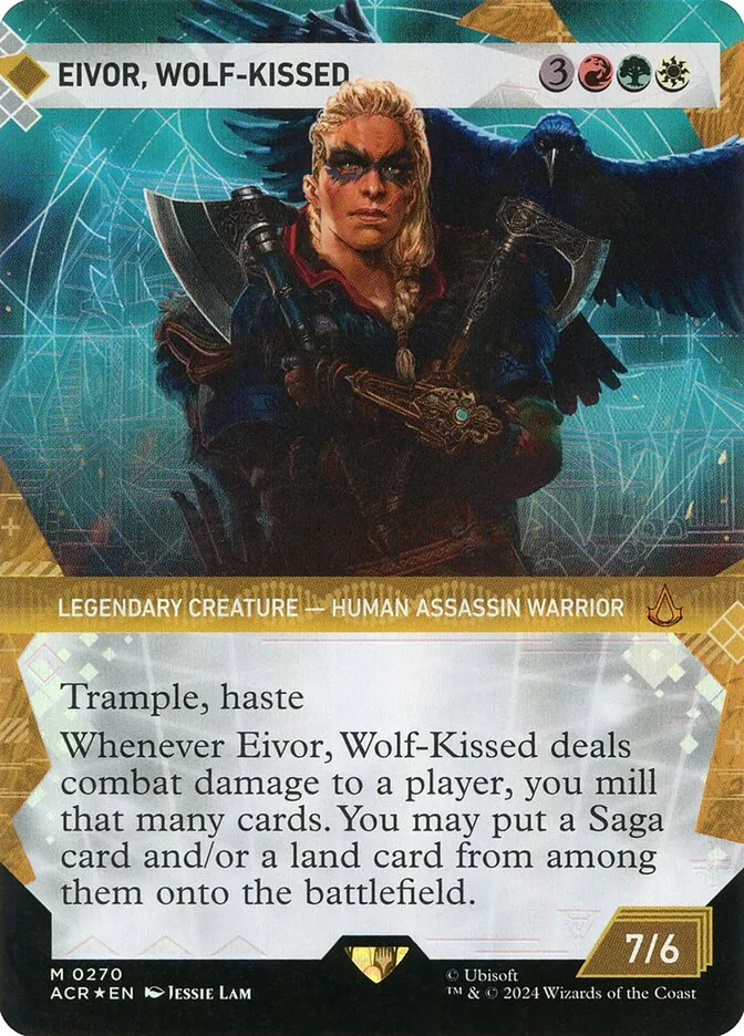 2024 Assassin's Creed Eivor, Wolf-Kissed #270 mythic card image