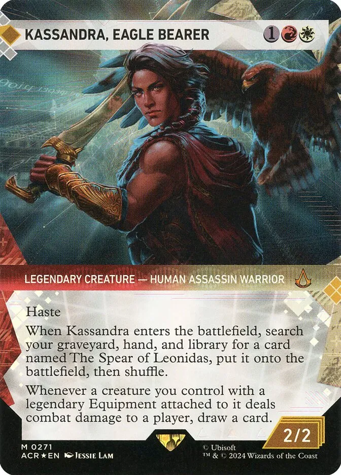 2024 Assassin's Creed Kassandra, Eagle Bearer #271 mythic card image