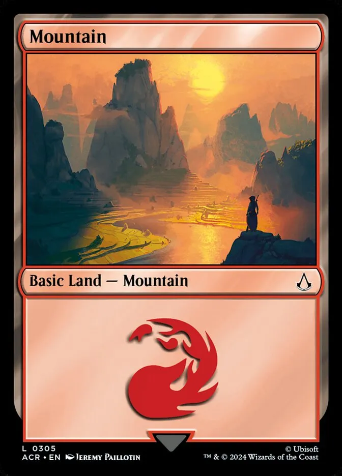 2024 Assassin's Creed Mountain common #305 common card image