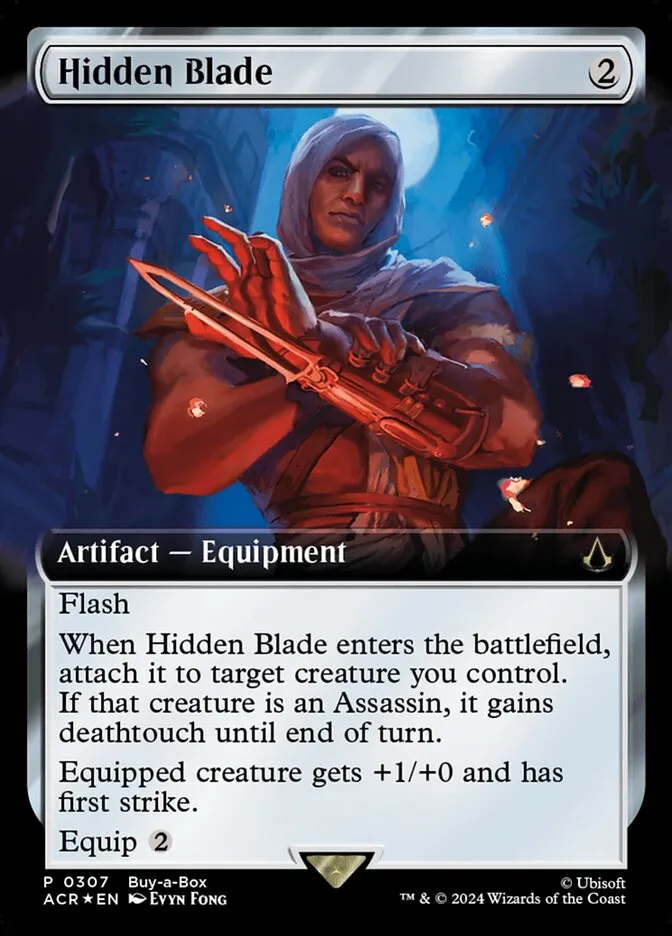 2024 Assassin's Creed Hidden Blade #307 rare card image