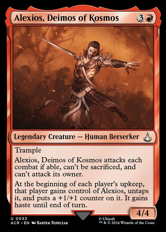 2024 Assassin's Creed Alexios, Deimos of Kosmos uncommon #33 uncommon card image