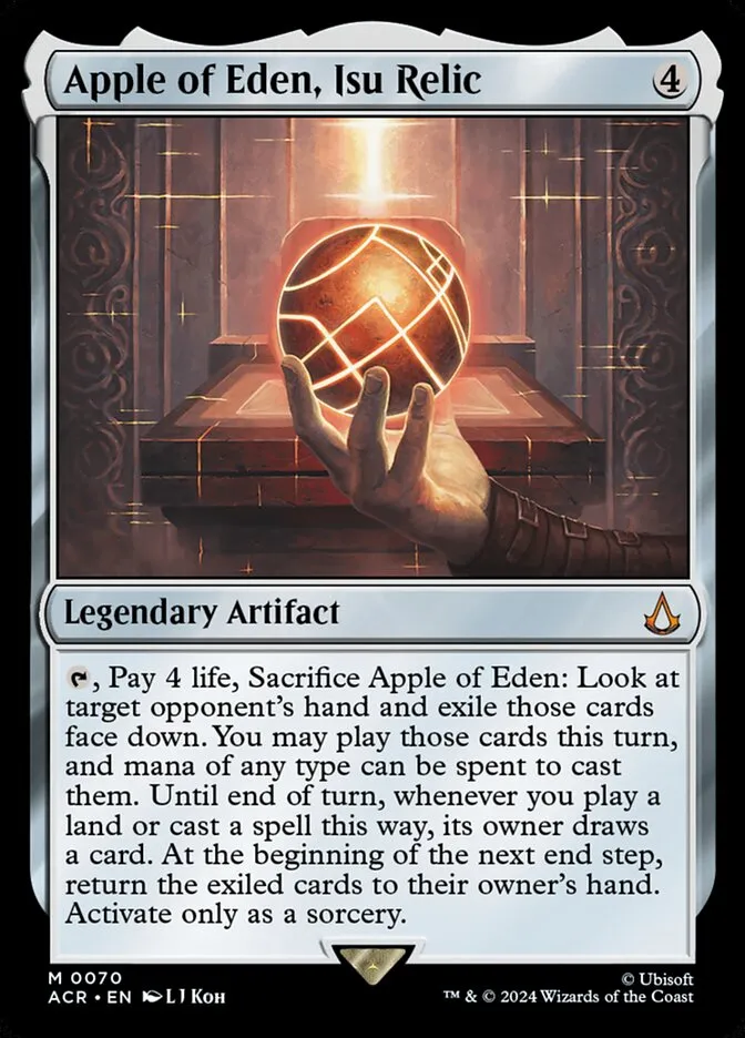 2024 Assassin's Creed Apple of Eden, Isu Relic #70 mythic card image
