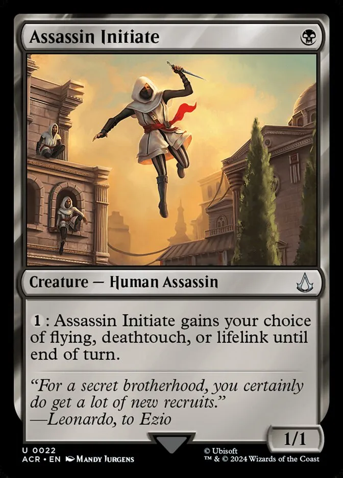 2024 Assassin's Creed Assassin Initiate uncommon #22 uncommon card image