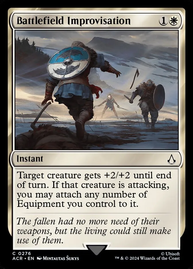 2024 Assassin's Creed Battlefield Improvisation common #276 common card image