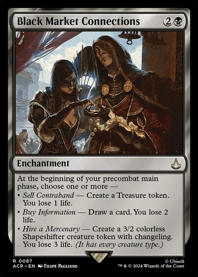 2024 Assassin's Creed Black Market Connections rare #87 rare card image