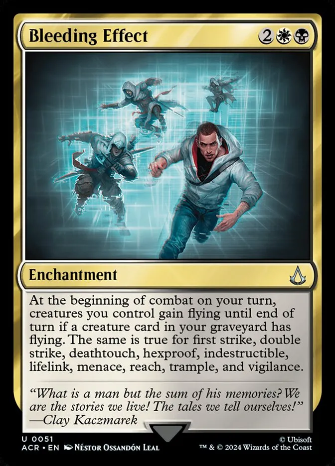 2024 Assassin's Creed Bleeding Effect uncommon #51 uncommon card image