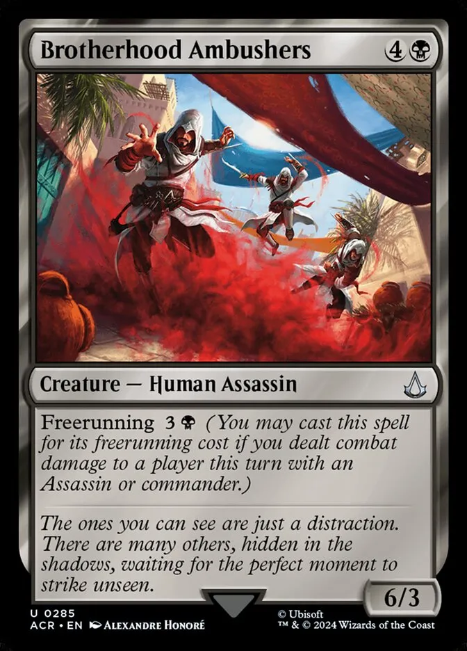 2024 Assassin's Creed Brotherhood Ambushers #285 uncommon card image