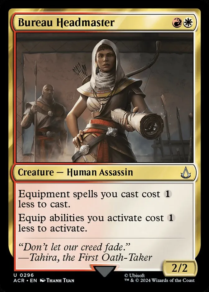 2024 Assassin's Creed Bureau Headmaster #296 uncommon card image