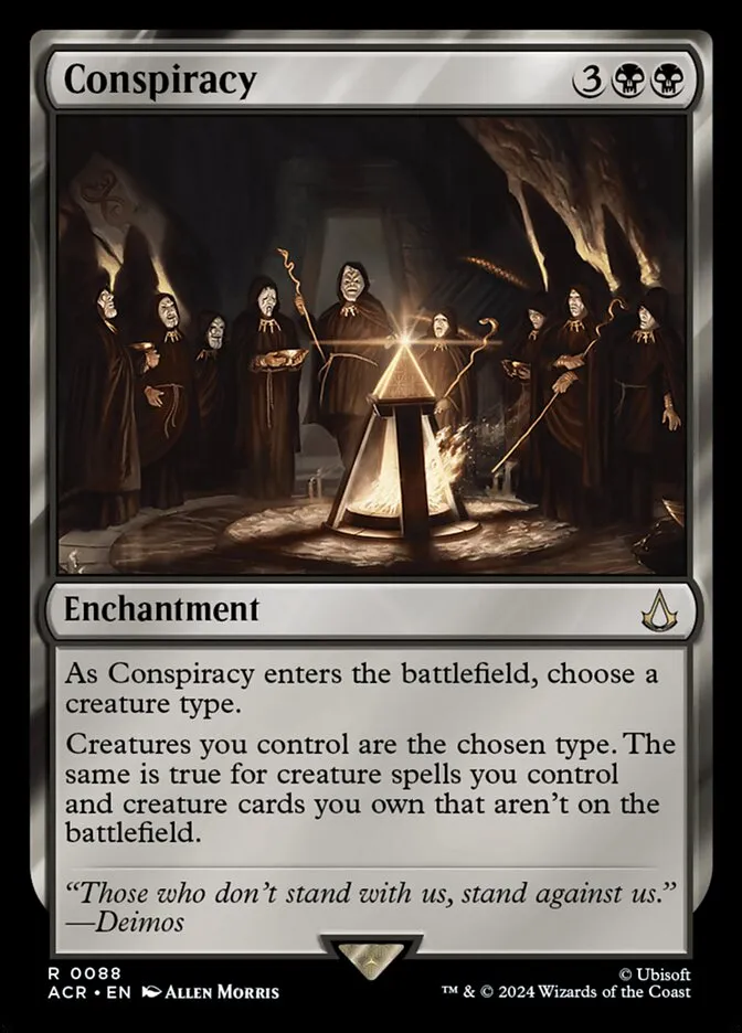 2024 Assassin's Creed Conspiracy rare #88 rare card image