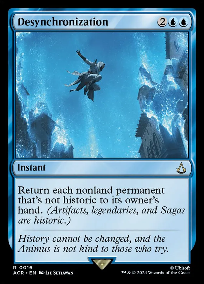 2024 Assassin's Creed Desynchronization rare #16 rare card image