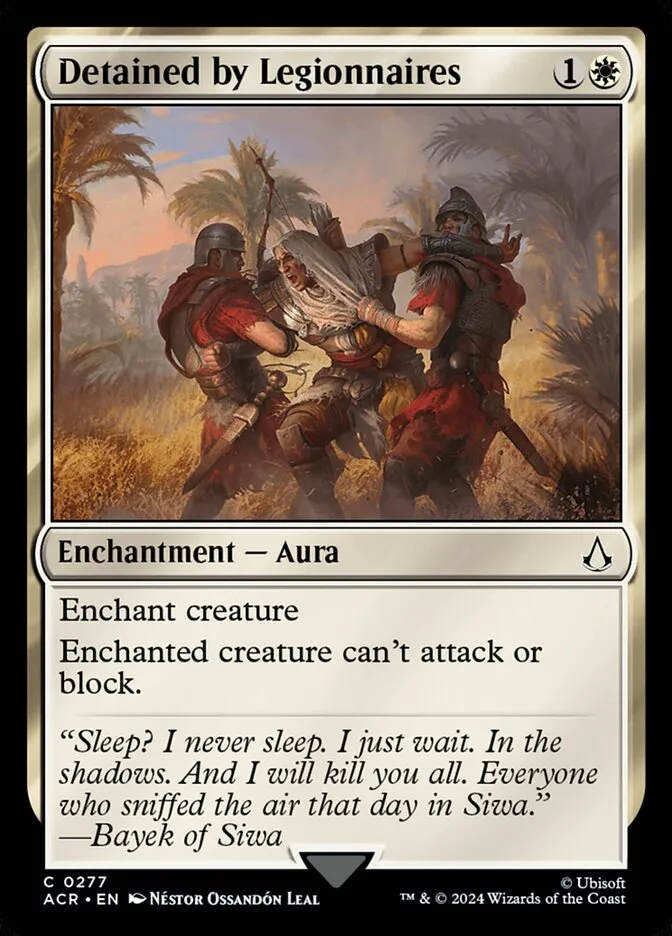 2024 Assassin's Creed Detained by Legionnaires common #277 common card image