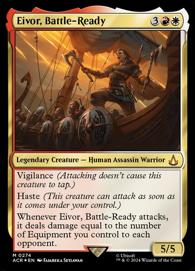 2024 Assassin's Creed Eivor, Battle-Ready #274 mythic card image