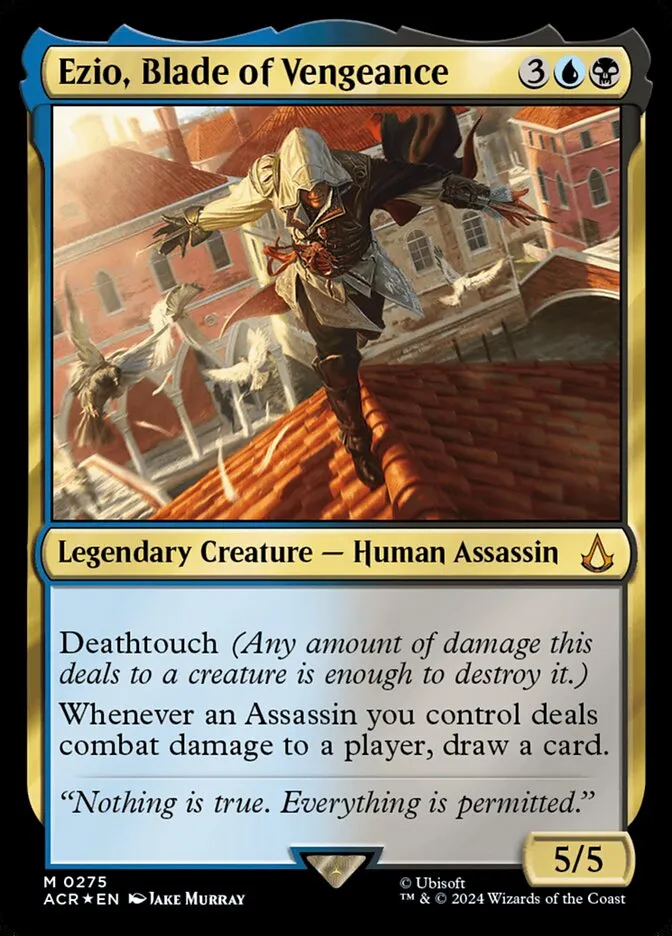 2024 Assassin's Creed Ezio, Blade of Vengeance #275 mythic card image
