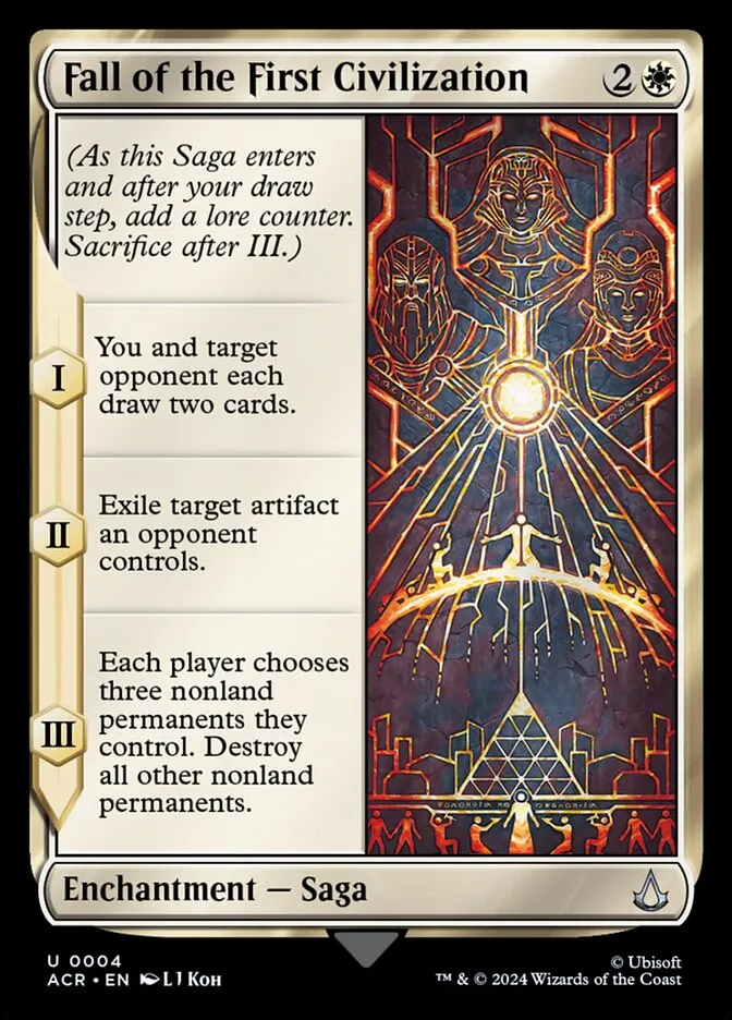 2024 Assassin's Creed Fall of the First Civilization uncommon #4 uncommon card image