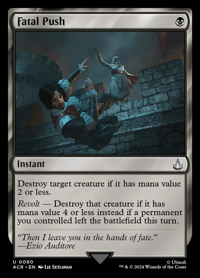 2024 Assassin's Creed Fatal Push uncommon #90 uncommon card image