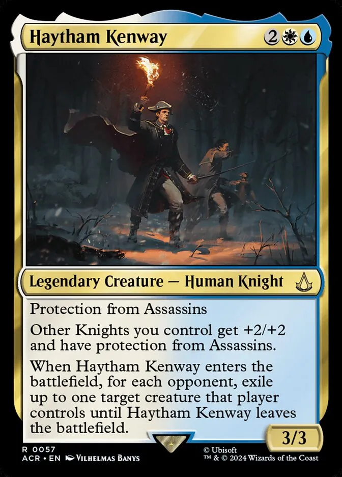 2024 Assassin's Creed Haytham Kenway rare #57 rare card image