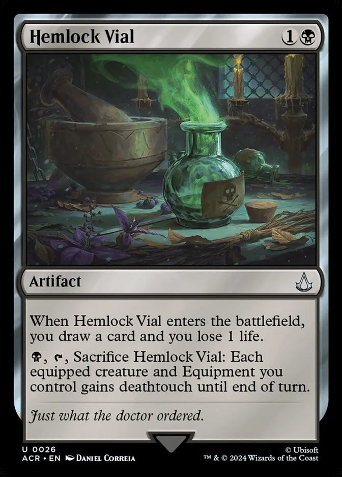 2024 Assassin's Creed Hemlock Vial uncommon #26 uncommon card image
