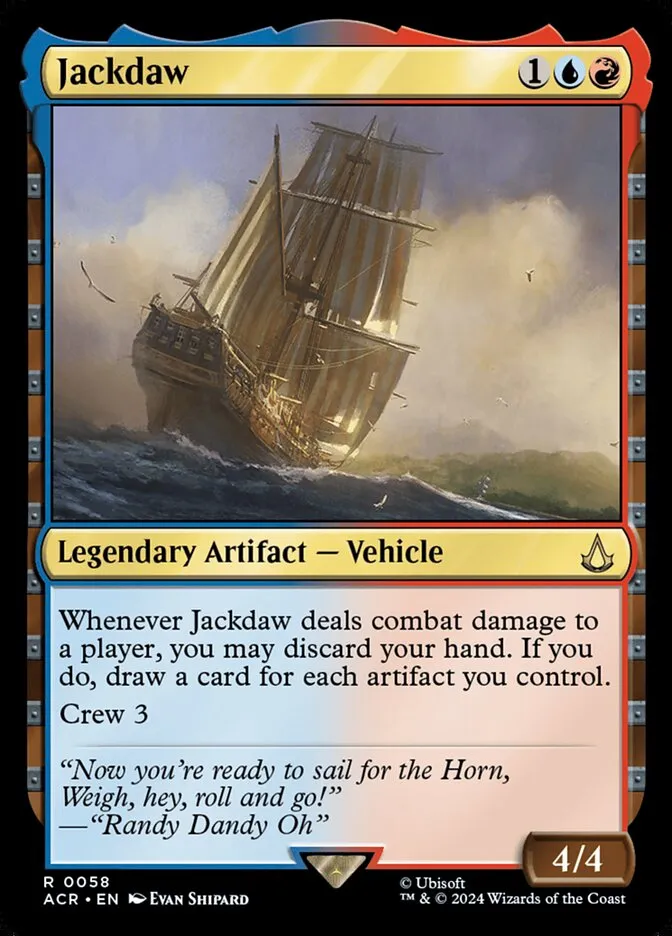 2024 Assassin's Creed Jackdaw rare #58 rare card image