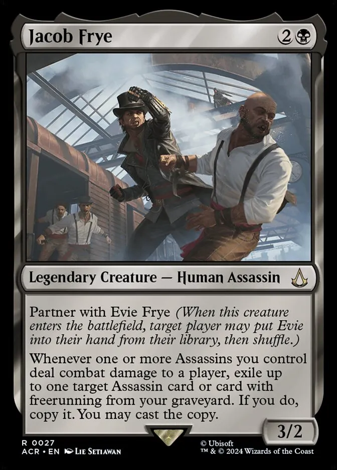2024 Assassin's Creed Jacob Frye rare #27 rare card image