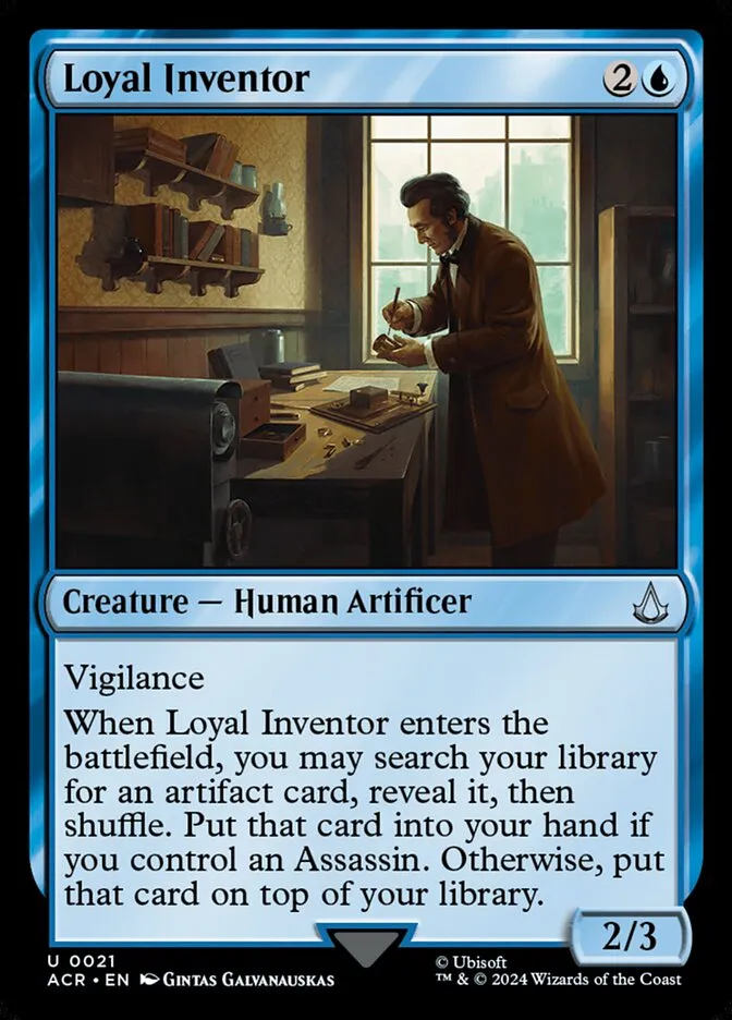 2024 Assassin's Creed Loyal Inventor uncommon #21 uncommon card image