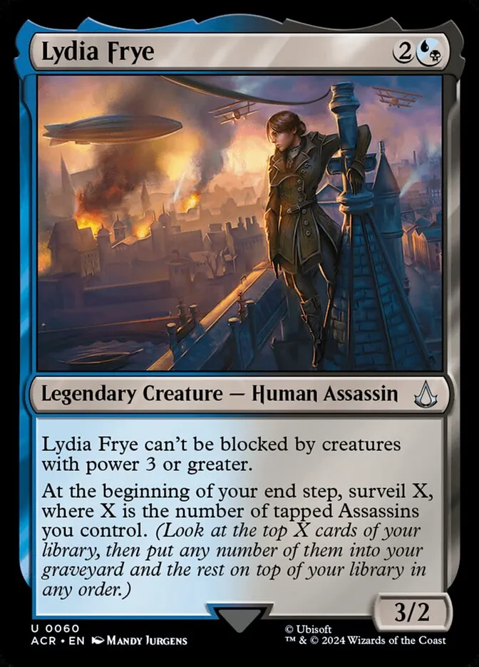 2024 Assassin's Creed Lydia Frye uncommon #60 uncommon card image