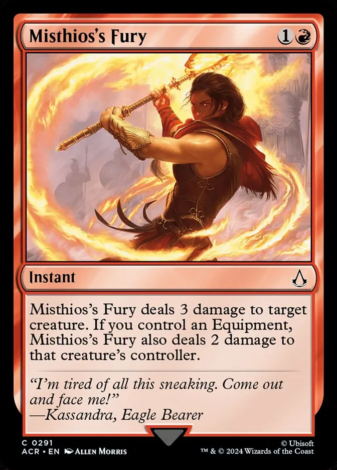 2024 Assassin's Creed Misthios's Fury common #291 common card image