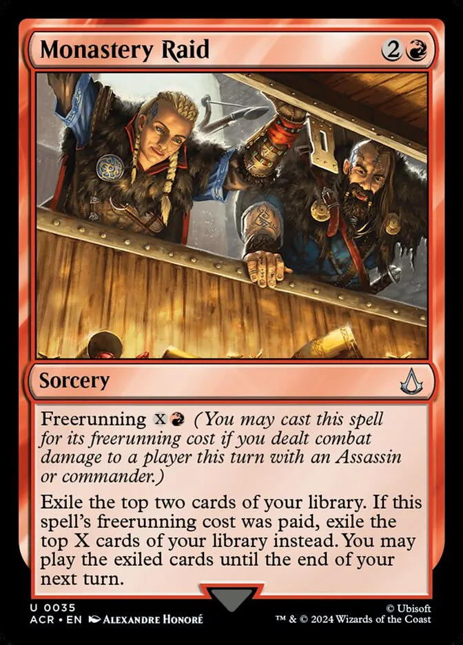 2024 Assassin's Creed Monastery Raid uncommon #35 uncommon card image