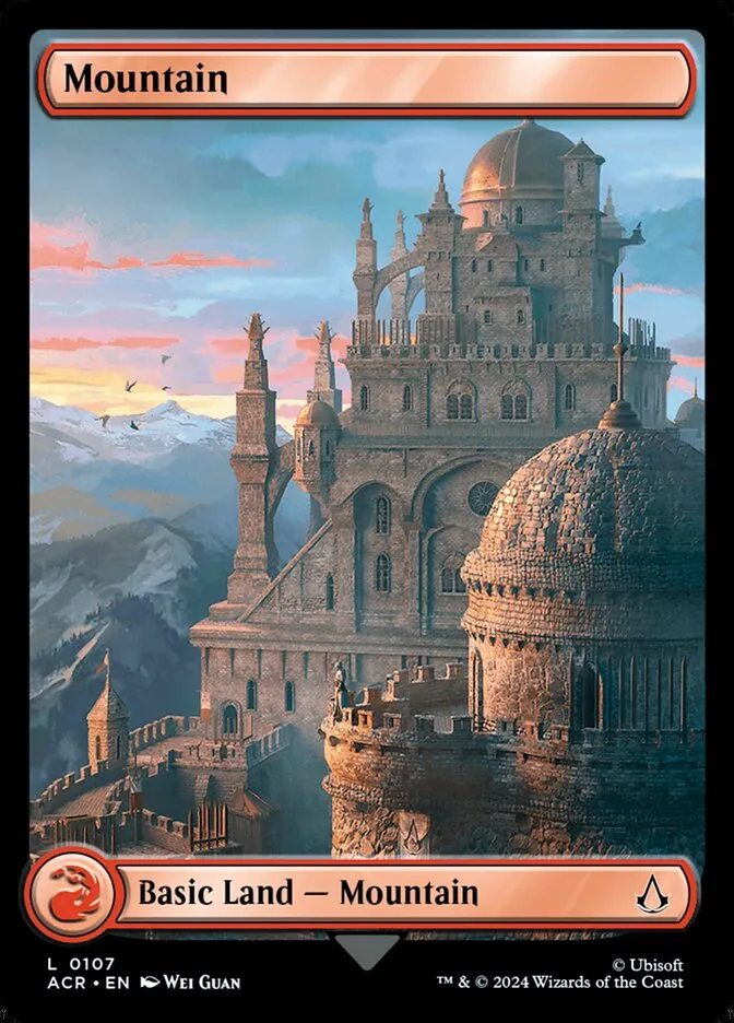 2024 Assassin's Creed Mountain common #107 common card image