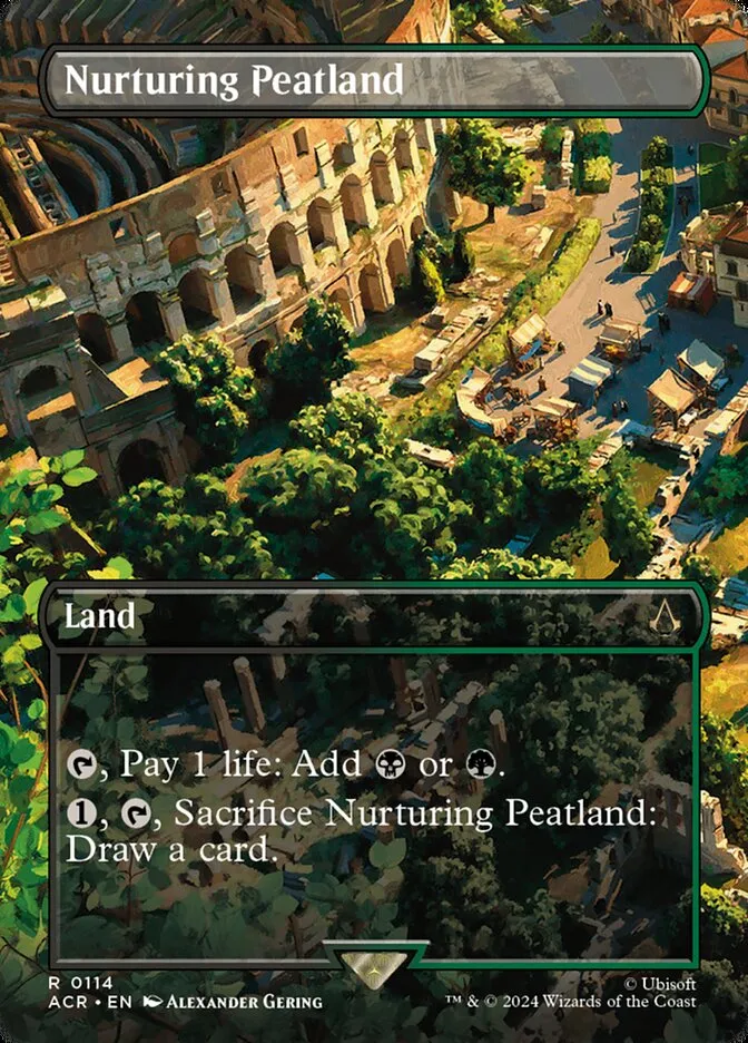 2024 Assassin's Creed Nurturing Peatland rare #114 rare card image