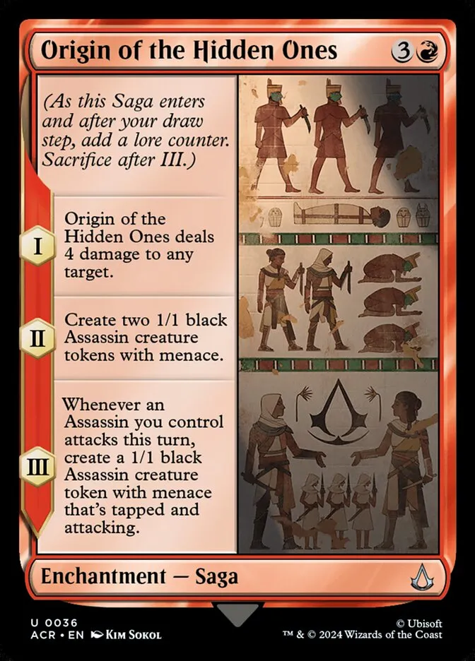2024 Assassin's Creed Origin of the Hidden Ones uncommon #36 uncommon card image