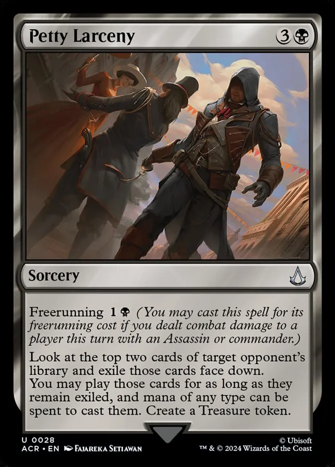 2024 Assassin's Creed Petty Larceny uncommon #28 uncommon card image