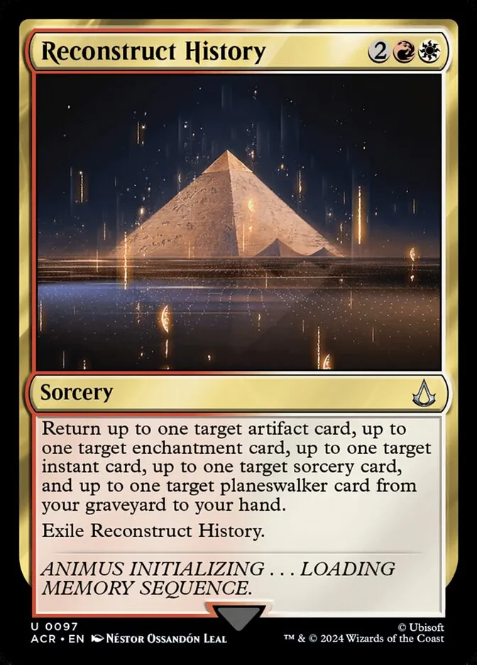 2024 Assassin's Creed Reconstruct History uncommon #97 uncommon card image
