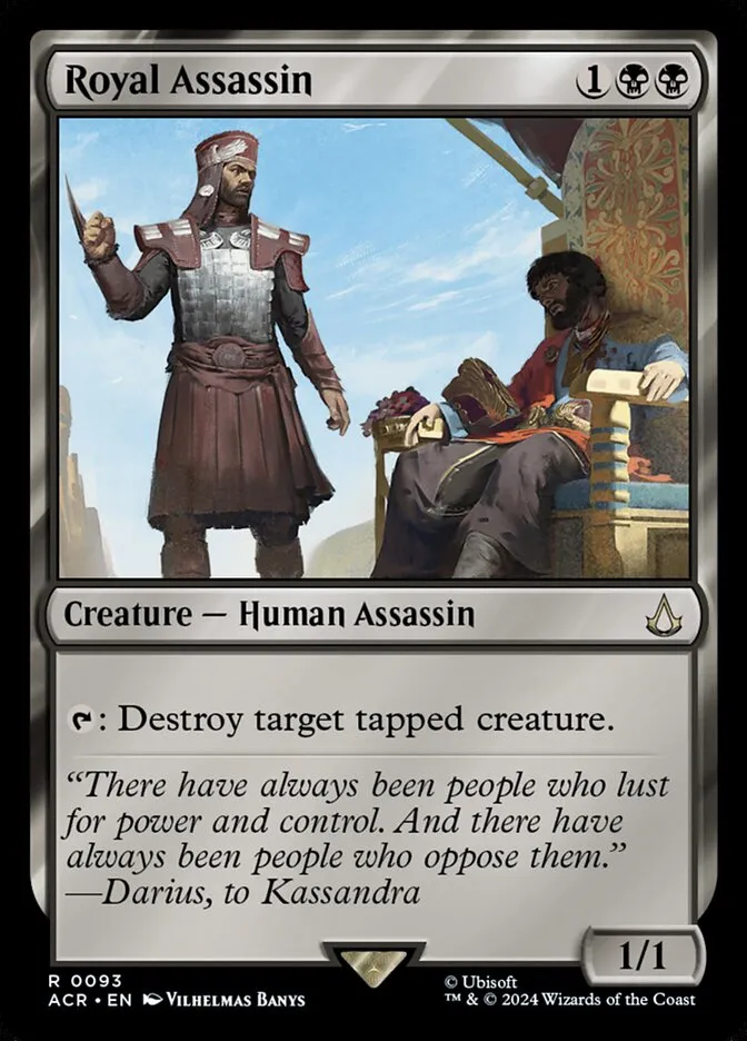 2024 Assassin's Creed Royal Assassin rare #93 rare card image