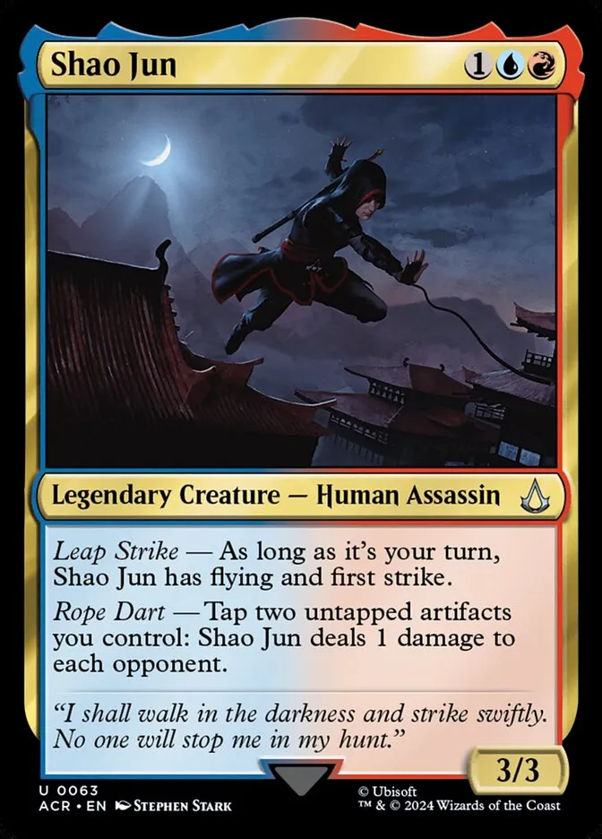 2024 Assassin's Creed Shao Jun uncommon #63 uncommon card image